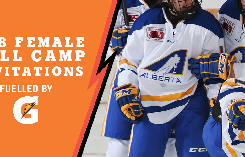 Fifteen athletes from the Alberta Female Hockey League (AFHL) U18 AAA division have received invites to attend the Team Alberta Female Fall Camp.