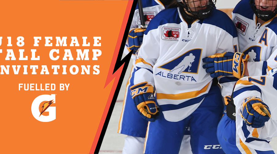 Fifteen athletes from the Alberta Female Hockey League (AFHL) U18 AAA division have received invites to attend the Team Alberta Female Fall Camp.